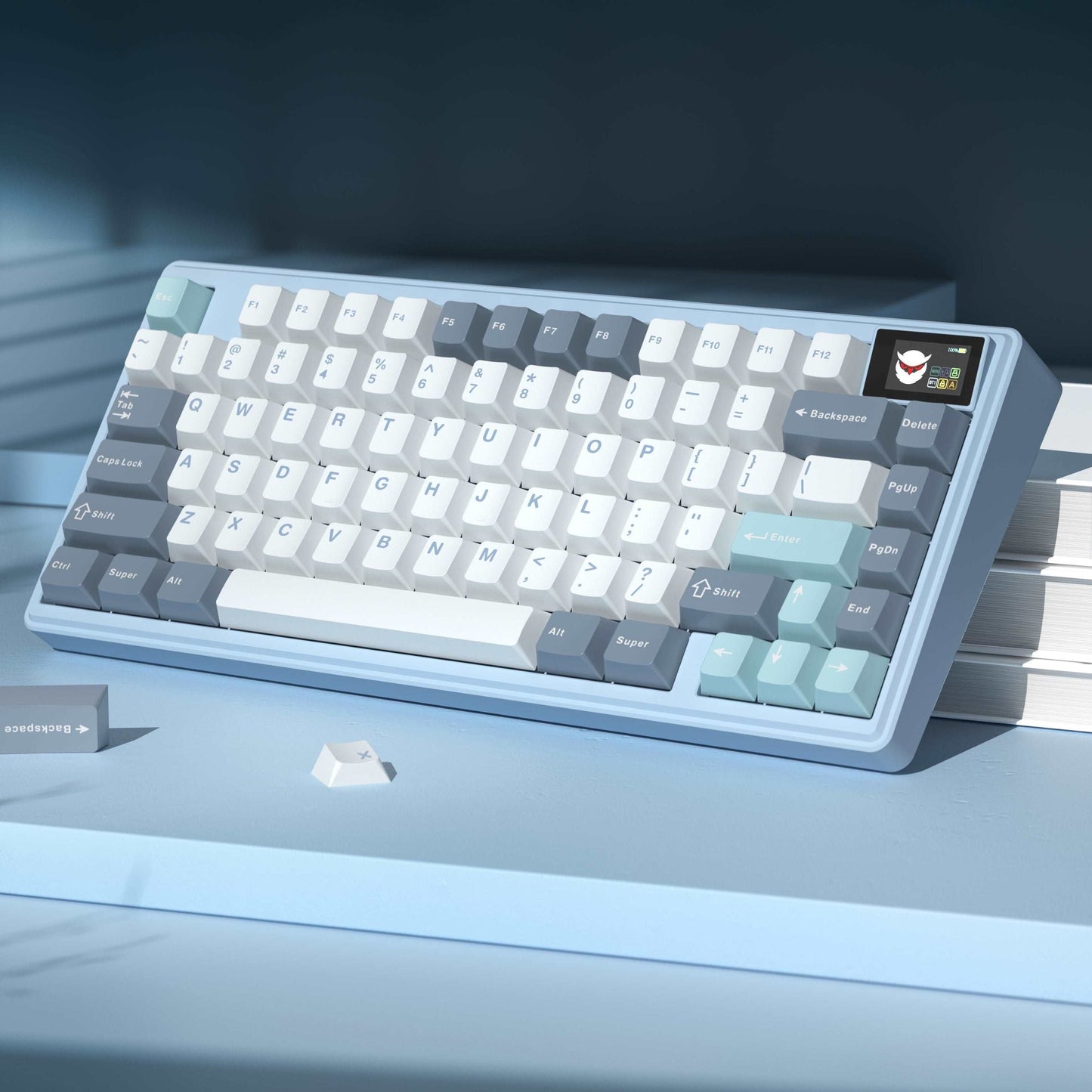 XVX K75 Pro 75% CNC Aluminum Wireless Gasket Mechanical Keyboard