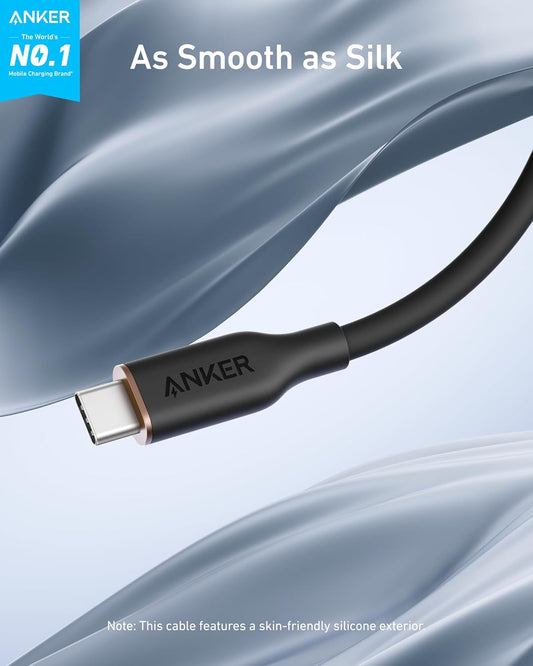 USB-C to USB-C Cable (Flow, Silicone) by Anker