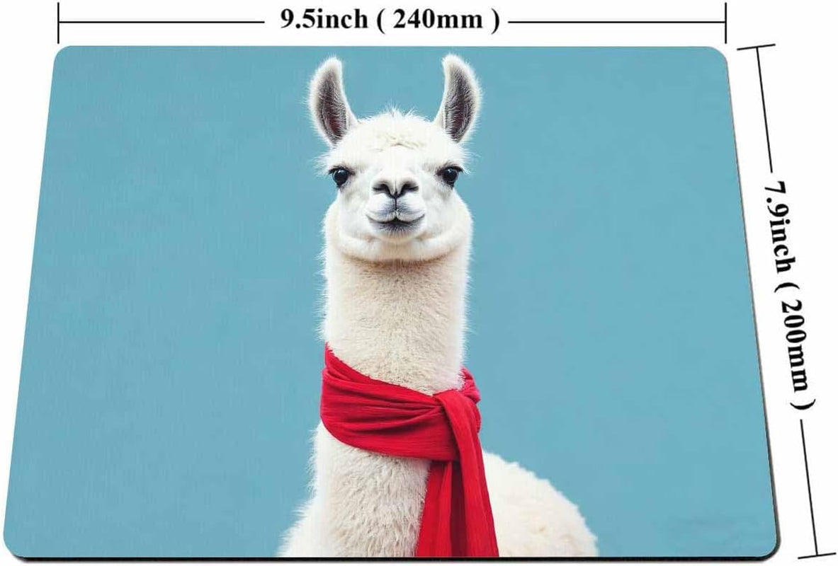 Gaming Mouse Pad Custom,Stylish Lovely Hipster Llama Pattern Personality Gaming Mouse Pad