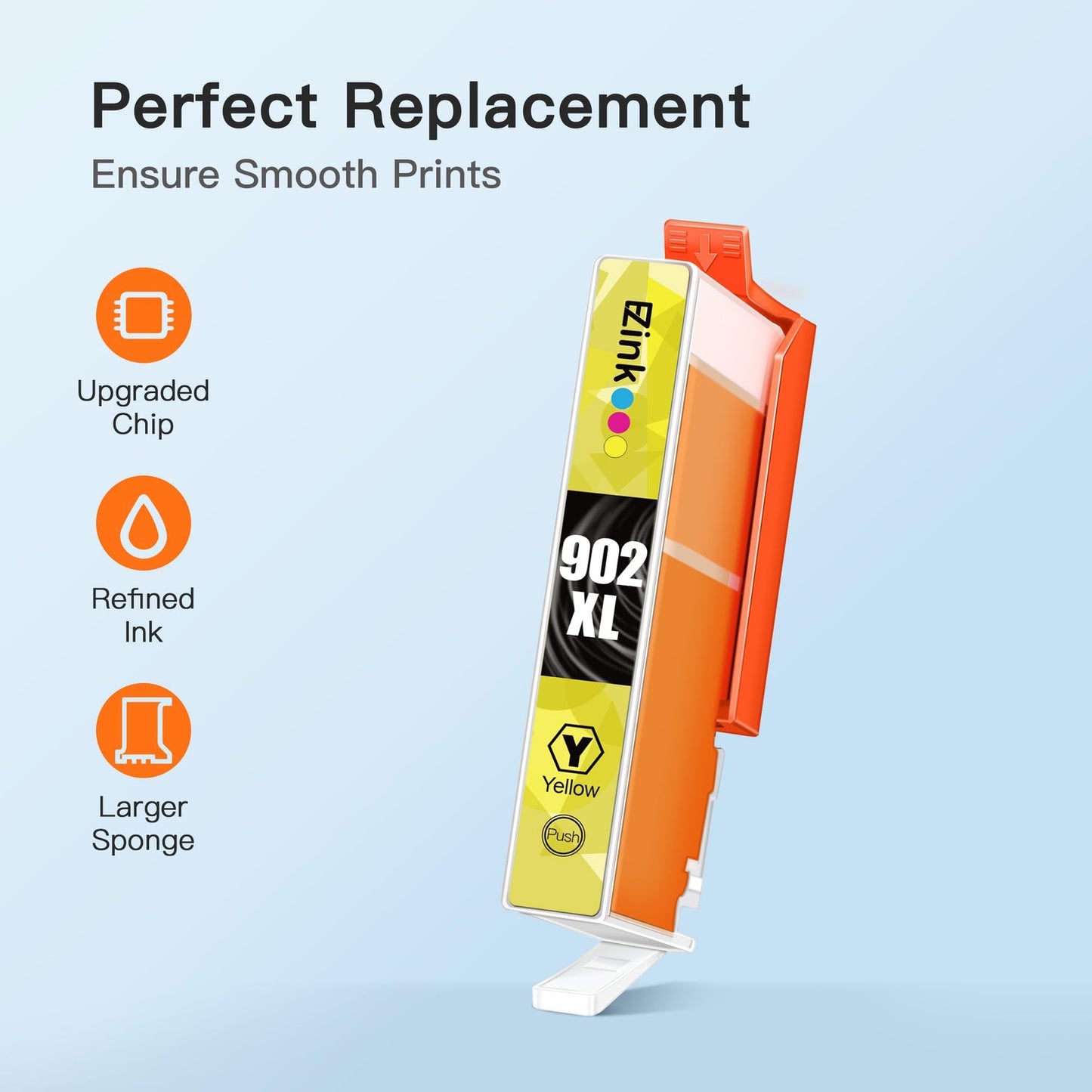 Ez Ink 902Xl Ink Cartridges Combo Pack for Hp Officejet Pro Printers