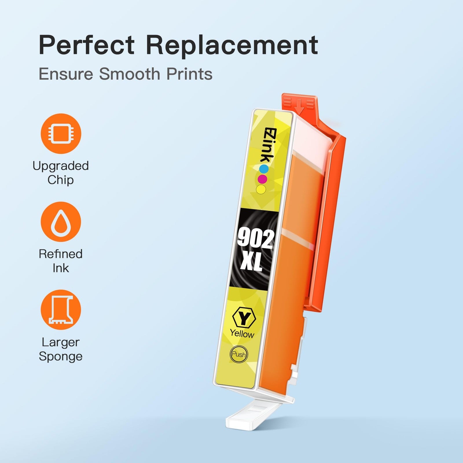 Ez Ink 902Xl Ink Cartridges Combo Pack for Hp Officejet Pro Printers