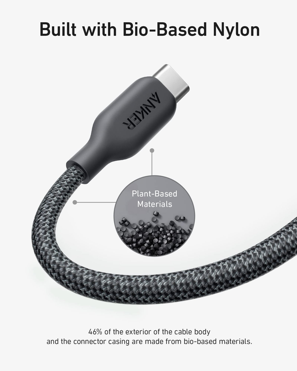 USB C to USB C Cable (240W, 10 ft) by Anker