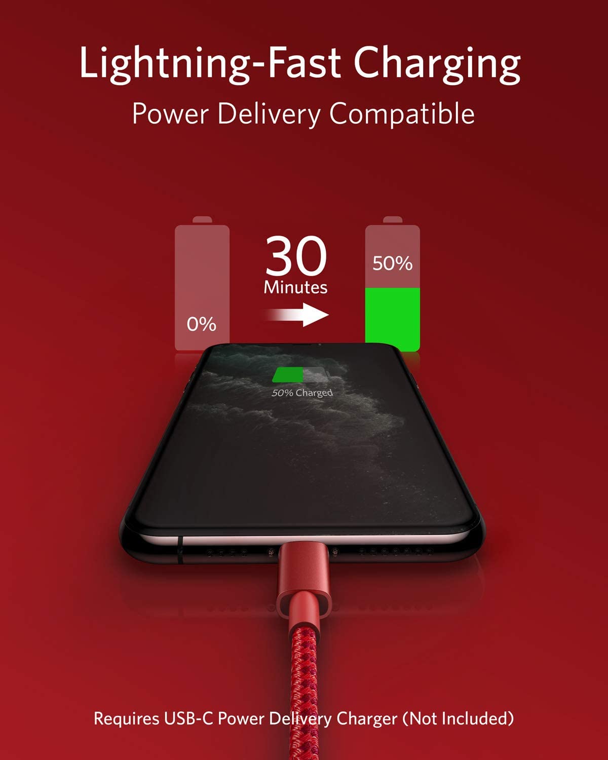 USB-C to Lightning Cable by Anker