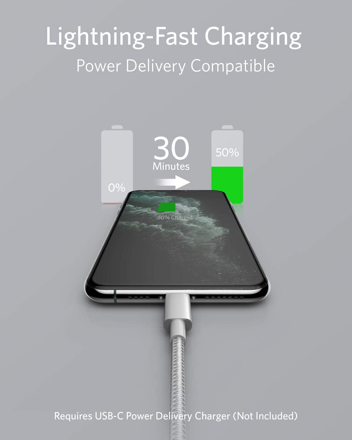 USB-C to Lightning Cable by Anker