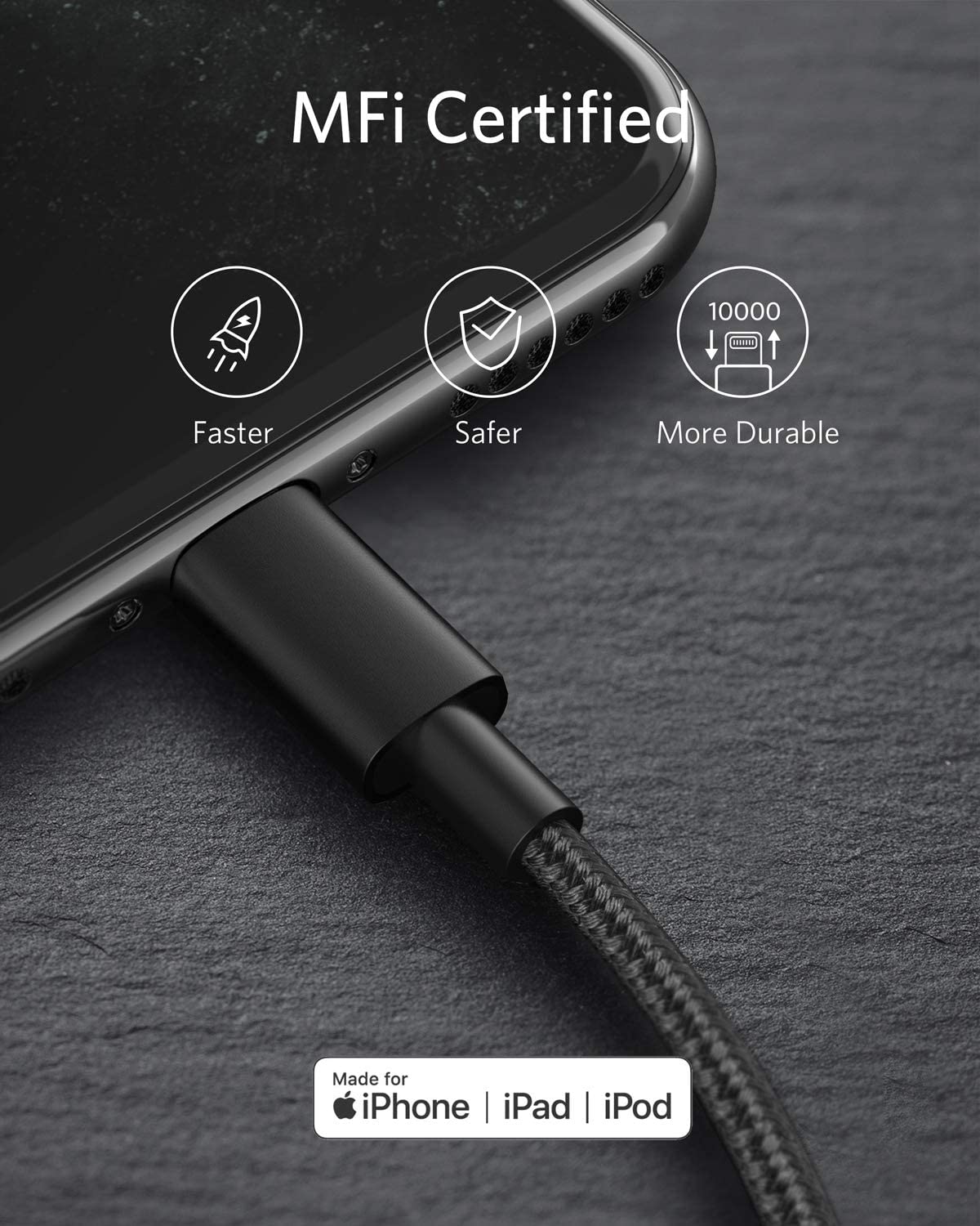 USB-C to Lightning Cable by Anker