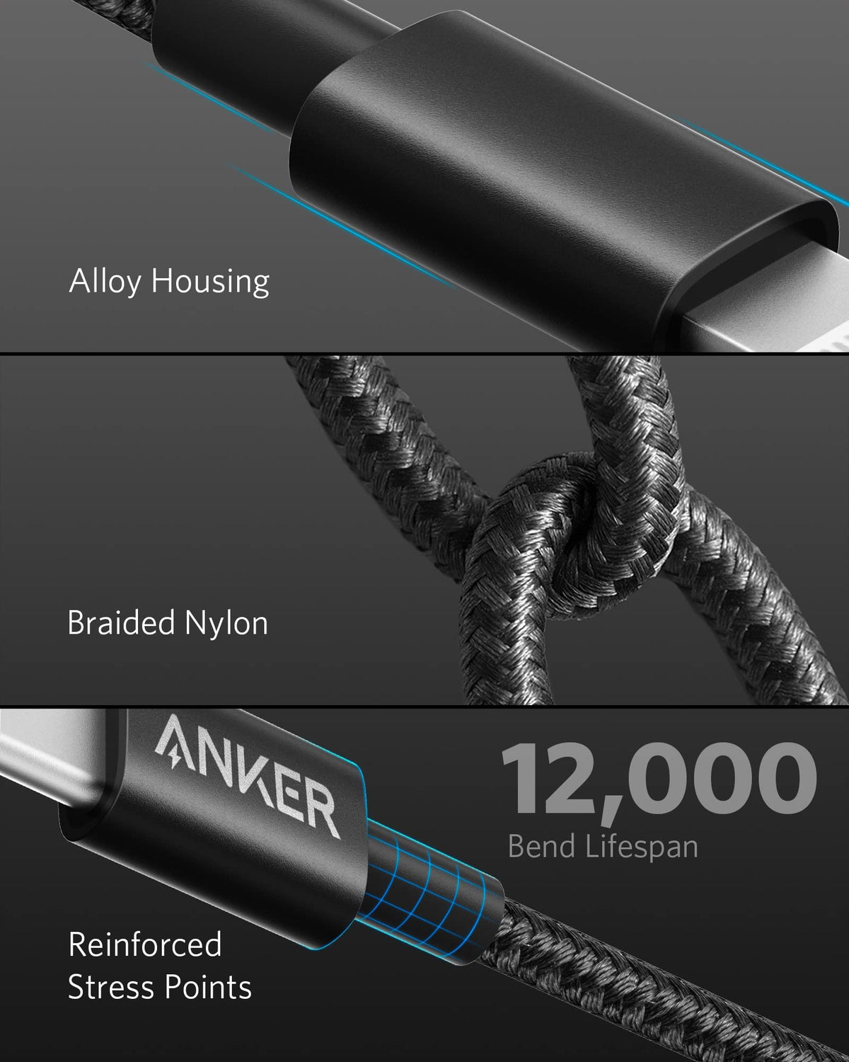 USB-C to Lightning Cable by Anker