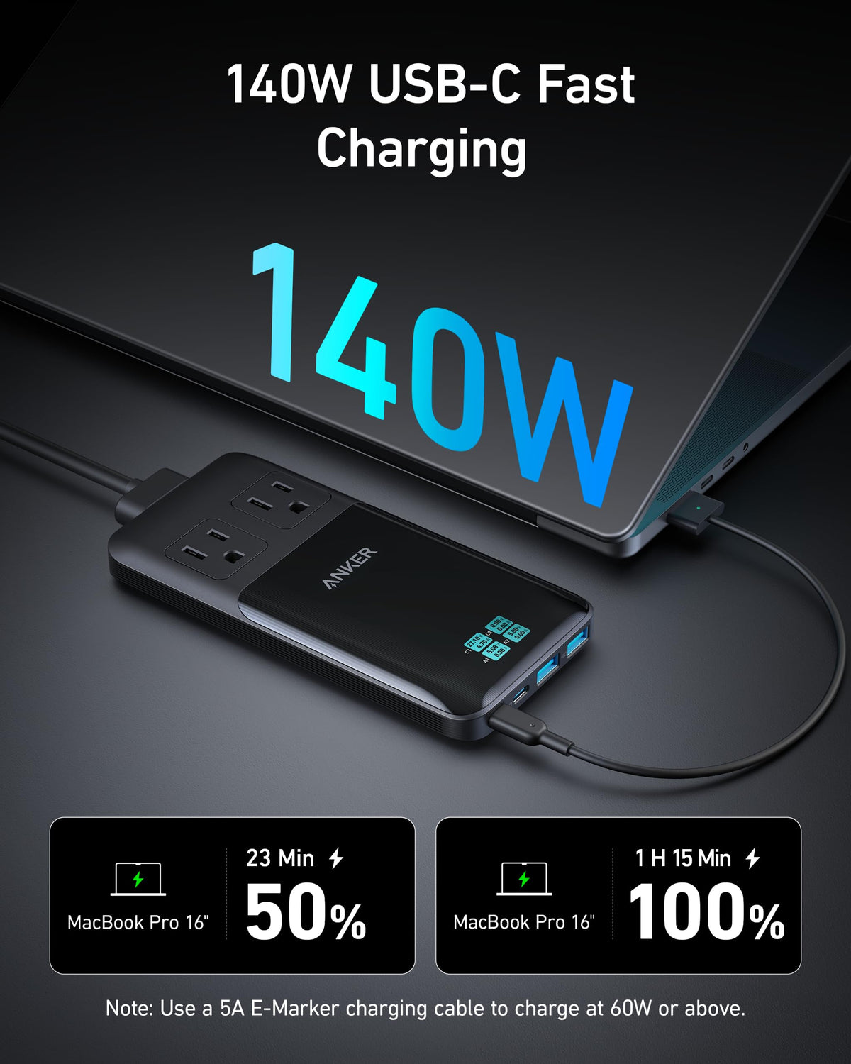 Prime 6-in-1 Charging Station (140W) by Anker