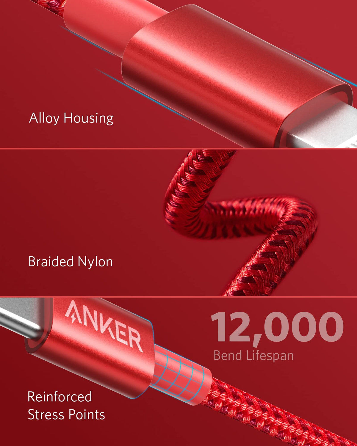 USB-C to Lightning Cable by Anker