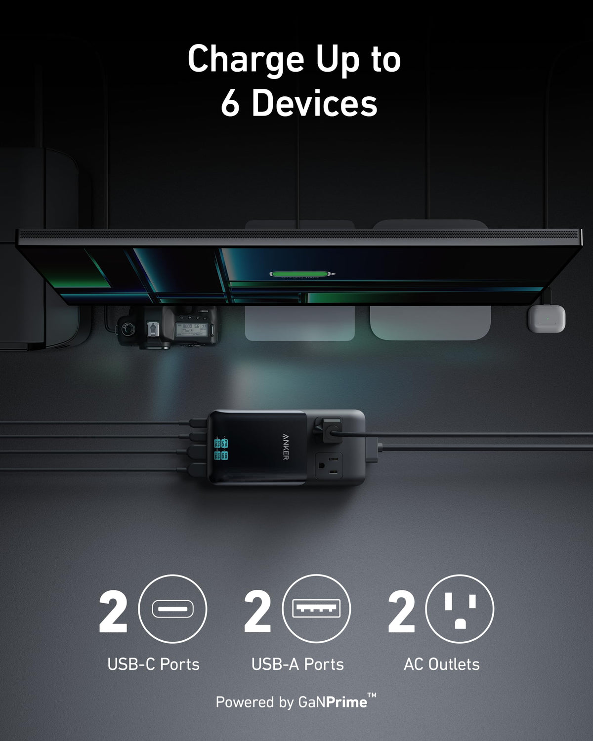 Prime 6-in-1 Charging Station (140W) by Anker