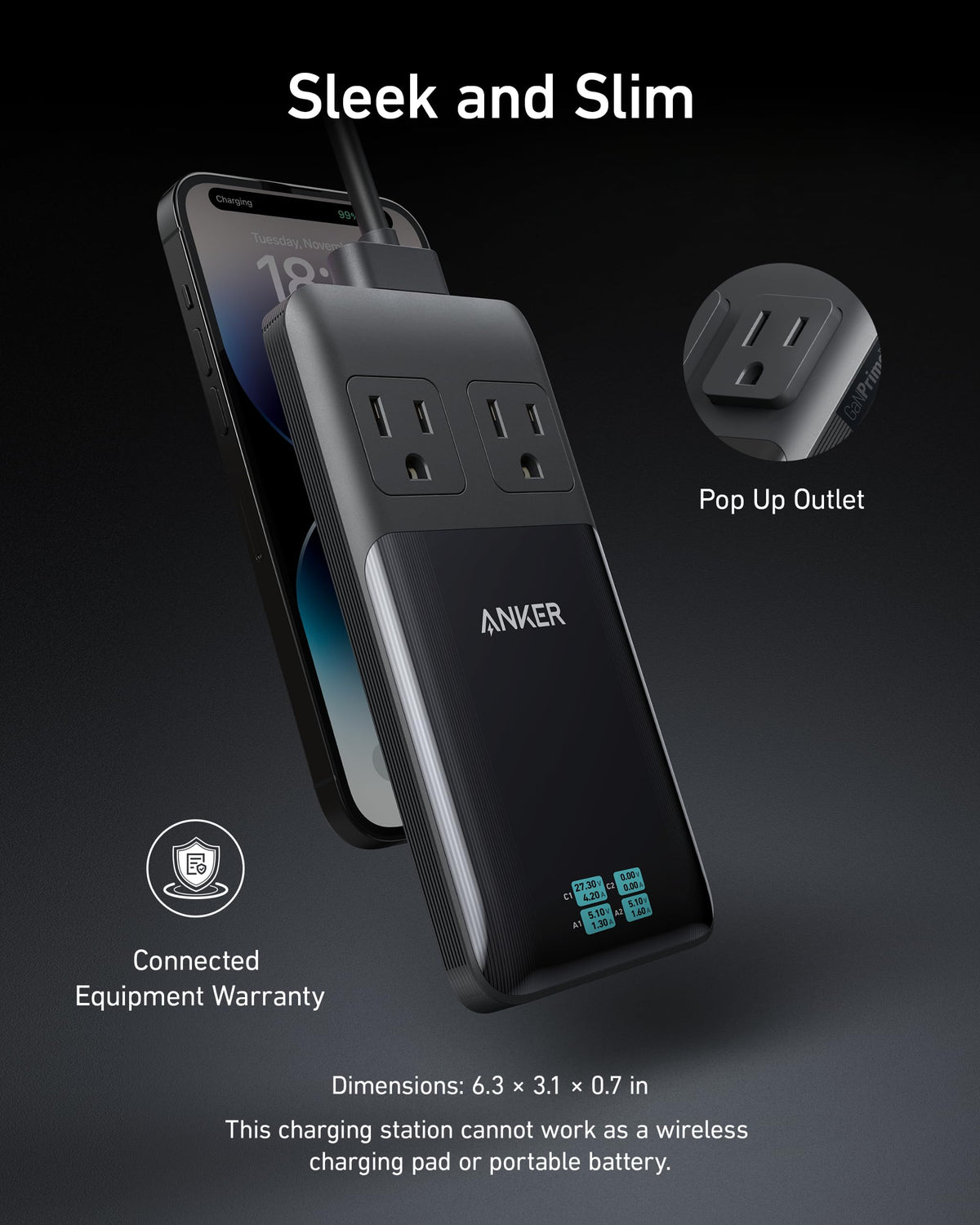 Prime 6-in-1 Charging Station (140W) by Anker