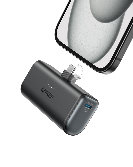 Nano Power Bank (22.5W, Built-In USB-C Connector) by Anker