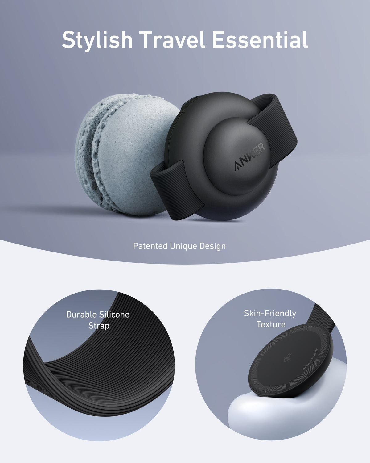 MagGo Wireless Charging Station (3-in-1, Foldable Pad) by Anker