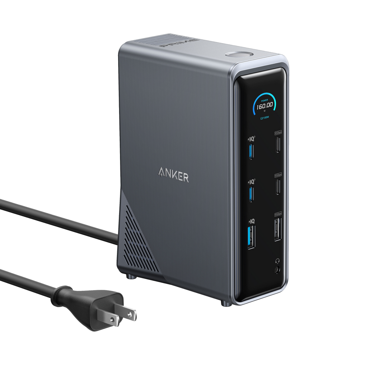 Prime Charging Docking Station (14-in-1, Dual Display, 160W) by Anker