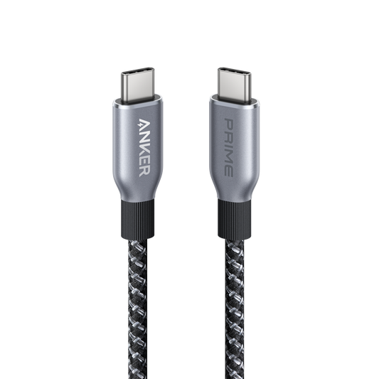 Prime USB-C to USB-C Cable (240W, Upcycled-Braided) by Anker