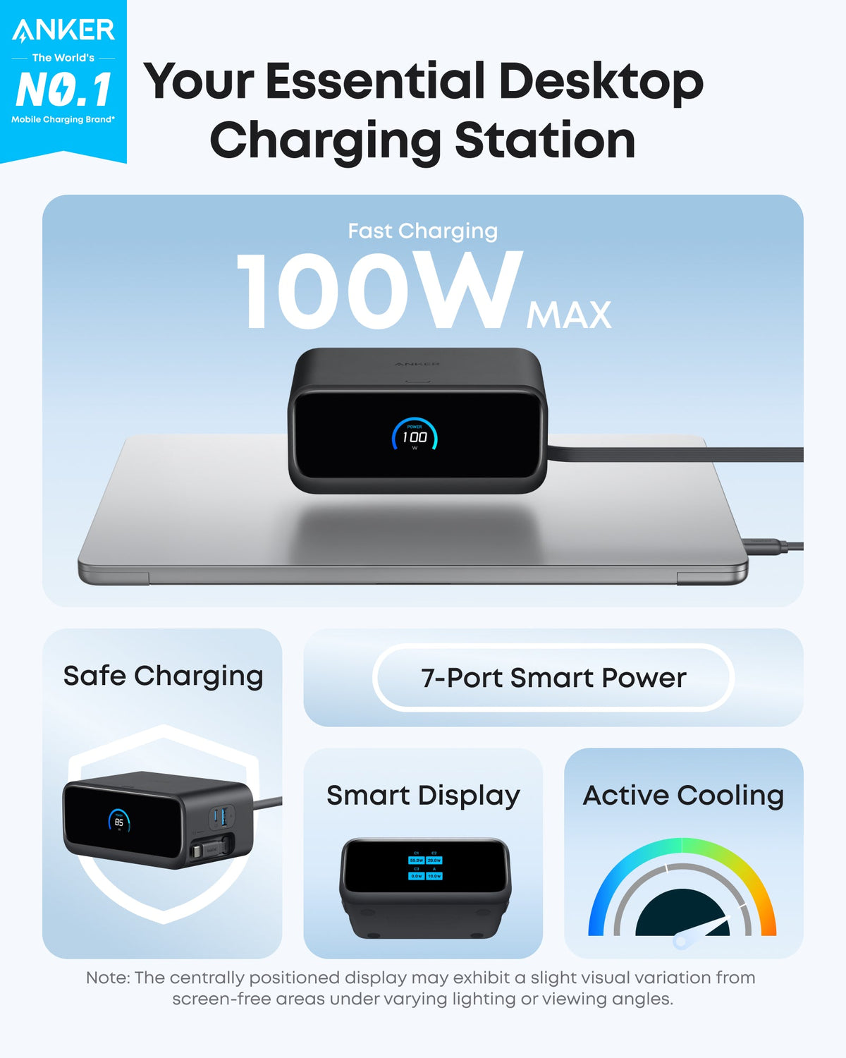 Nano Charging Station (7-in-1, 100W) by Anker