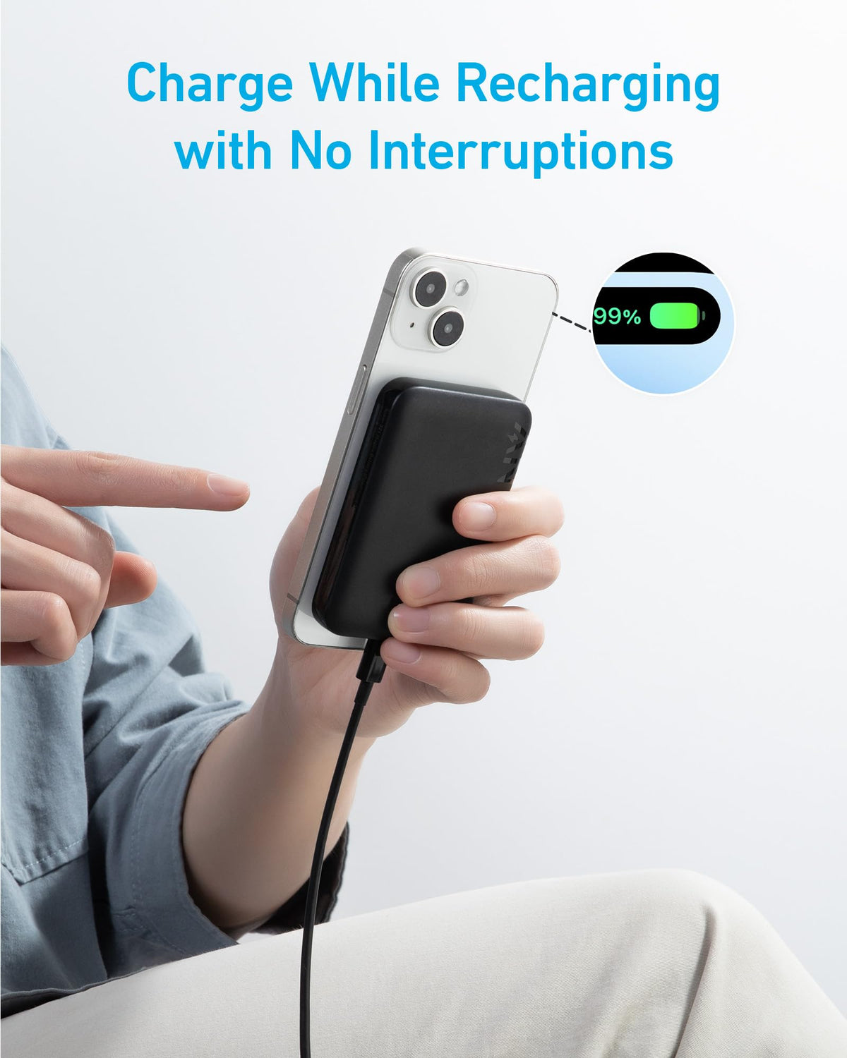 MagGo Battery (PowerCore Magnetic 5K) by Anker