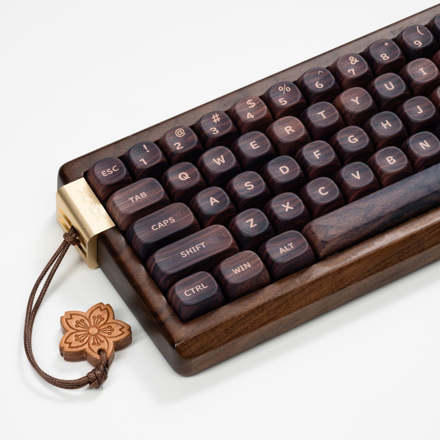 XVX MU68 FujiWave VIA Wireless Wooden Mechanical Keyboard
