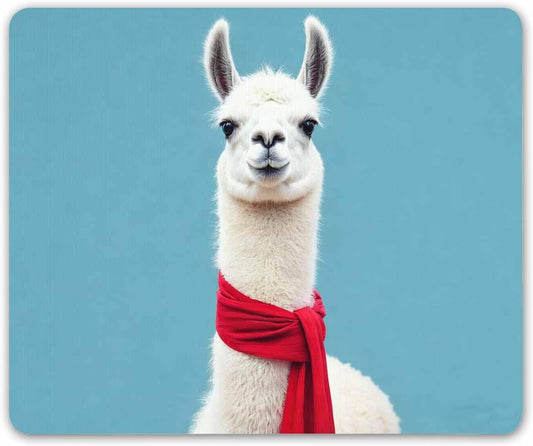 Gaming Mouse Pad Custom,Stylish Lovely Hipster Llama Pattern Personality Gaming Mouse Pad