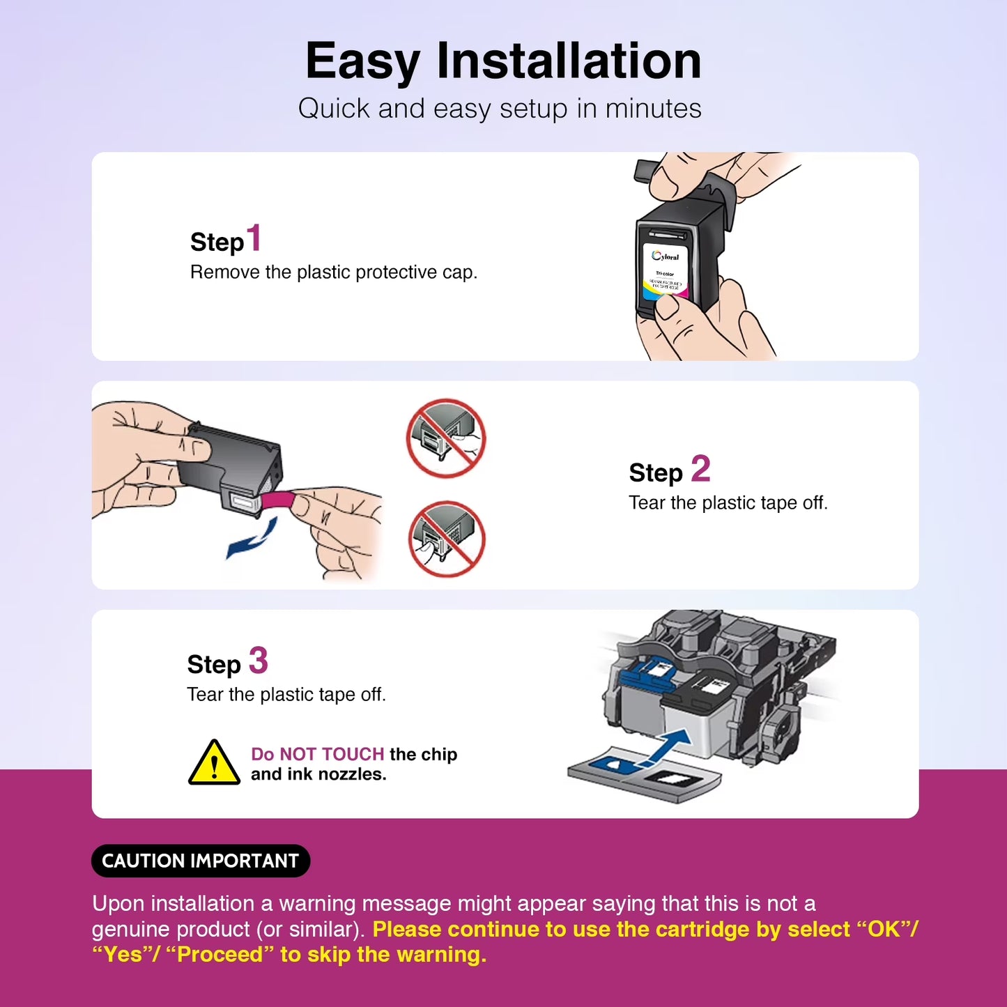 67XL Ink Cartridges Compatible with HP 67 XL Deskjet 2800E 4200E 2700E 4100E 2755E 4258E 2855E 2842E 2852E 2827E 4155E for Printer Ink HP 67 XL HP 67 Ink Black Color Combo Pack