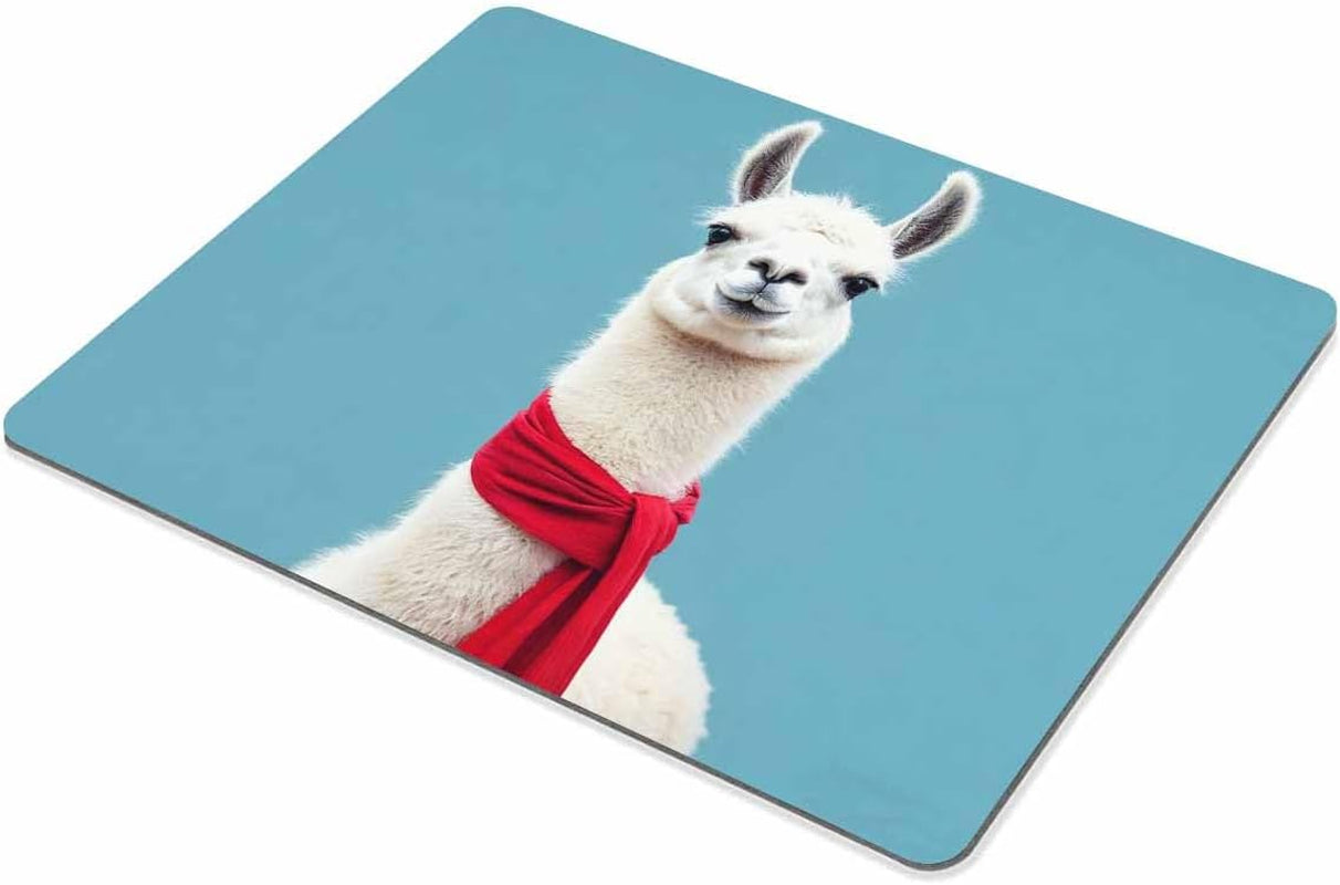 Gaming Mouse Pad Custom,Stylish Lovely Hipster Llama Pattern Personality Gaming Mouse Pad
