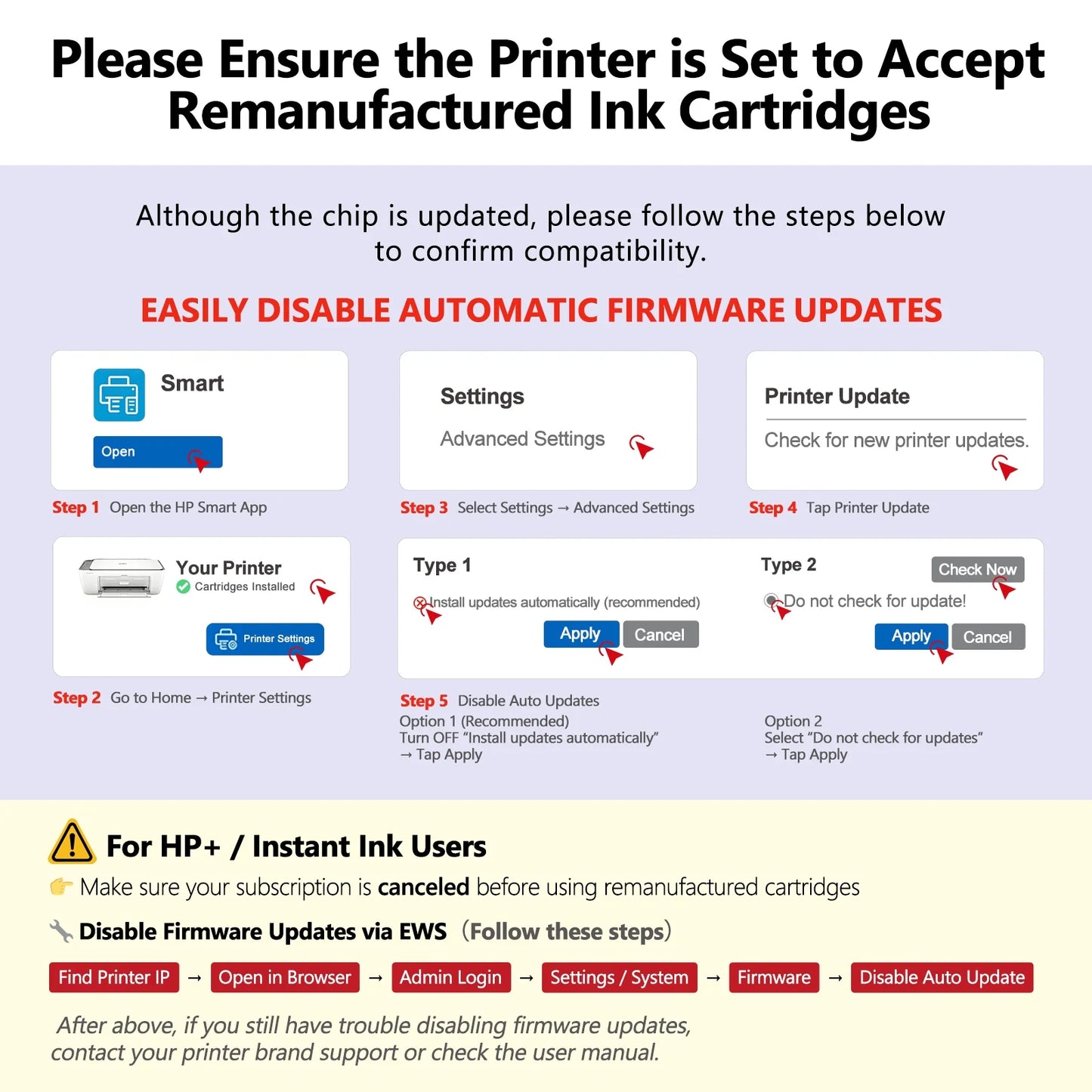 67XL Ink Cartridges Compatible with HP 67 XL Deskjet 2800E 4200E 2700E 4100E 2755E 4258E 2855E 2842E 2852E 2827E 4155E for Printer Ink HP 67 XL HP 67 Ink Black Color Combo Pack
